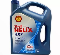 Aceite Semi-Sintetico 10W40 Bidón x 4 Litros Helix HX7 Shell