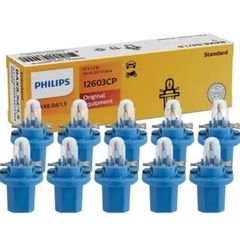 Lampara de Tablero 12V 1.2W Azul Bax8.5 Philips