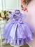 Vestido Infantil Princesas Sofia e Rapunzel Lilás C/ Renda na internet