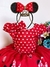 Vestido Infantil Minnie Vermelha Bolinhas Brancas Com Laço - comprar online