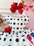 Vestido Infantil Lady Bug Branco e Preto Floral Vermelho Sku: 2938BC - comprar online