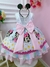 Vestido Infantil Minnie Colorido Florido Margaridas Luxo na internet