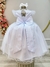 Vestido Infantil Longo Daminhas de Honra Branco C/ Apliques na internet