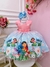 Vestido Infantil da Lilo e Stitch Rosa Florido Festas Luxo