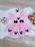 Romper/Vestido Princesa Belli Minnie/Minie Rosa