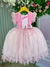 Vestido Princesa Belli Tematico Barbie Rosa - loja online