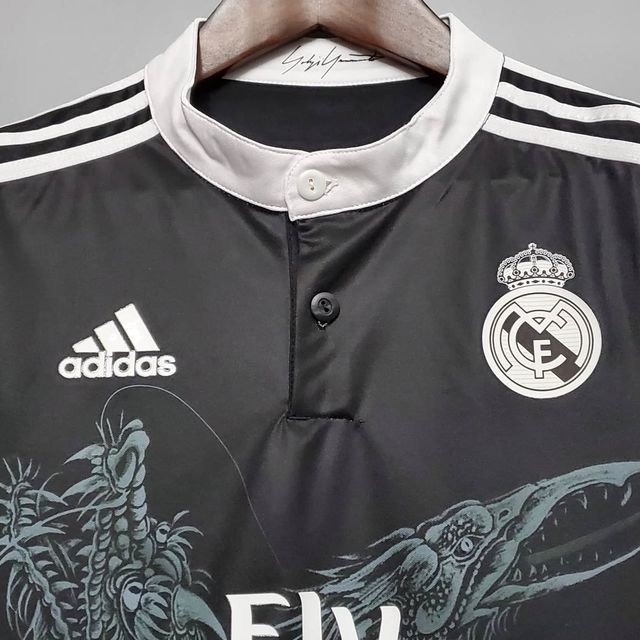 Camisa Real Madrid Retrô 2014/2015 Preta - Adidas