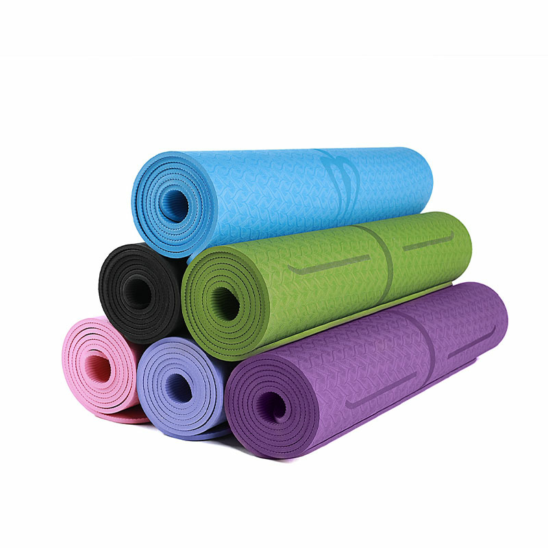 Tapete Yoga Dupla Camada Antiderrapante Linhas de Posição + Porta Mat -  Medita Shop