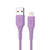 Cabo Lightning Elg Emborrachado 8 Pinos 2.4a / 12w - 1,2 Metro Roxo L812w