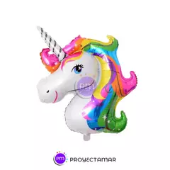 Globo Unicornio Paleta 14" x5 en internet