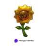 Globo Flor Girasol 24" x5