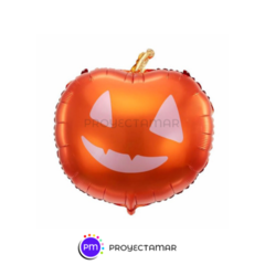 Globo Metalizado Calabaza Halloween 18" x5