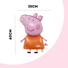 Globo Vestido Naranja Peppa Pig 24" x5 - comprar online