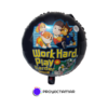 Globo Circulo Negro Paw Patrol 18" x5