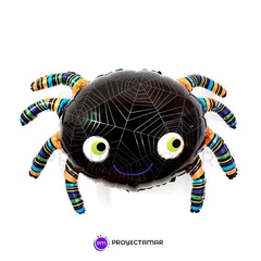 Globo Paleta Halloween Araña 14" x5