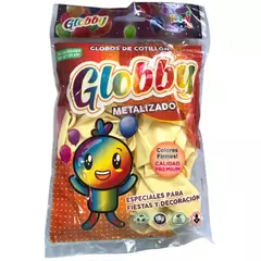 Globos 12" Importados Globby Perlados Pack x25 - comprar online