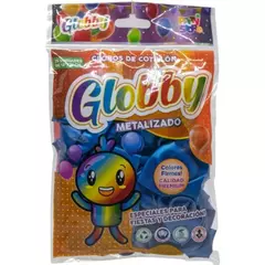 Globos 12" Importados Globby Perlados Pack x25 - Proyectamar