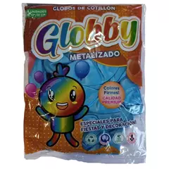 Imagen de Globos 12" Importados Globby Perlados Pack x25