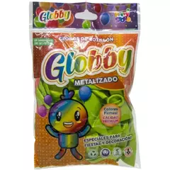 Imagen de Globos 12" Importados Globby Perlados Pack x25