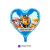 Globo Paw Patrol Corazón Azul 18" x5