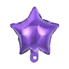 Globo Mini Estrella Metalizado x5 - comprar online