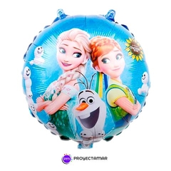 Globo Circulo Frozen Olaf 18" x5