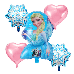 Set 5 Globos Tematica Frozen