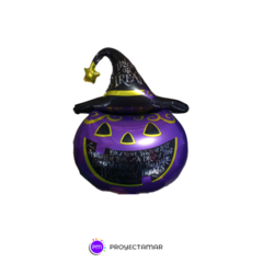 Globo Calabaza Truco o Trato Halloween 20" x5 - comprar online