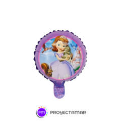 Globo Circulo Princesa Sofia 12" x5 - comprar online