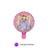 Globo Circulo Princesa Sofia 12" x5