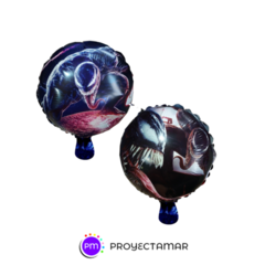 Globo Circulo Paleta Venom 12" x5 - comprar online