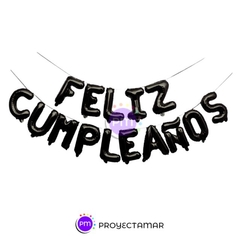 Globo Cartel Feliz Cumpleaños x5 - Proyectamar