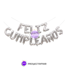 Globo Cartel Feliz Cumpleaños x5 - comprar online