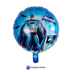 Globo Circulo Batman Batimóvil 18" x5