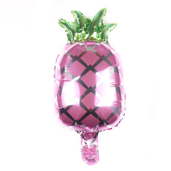 Globo Metalizado Fruta Ananá Rosa 24" x5 - comprar online