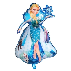 Globo Cuerpo Frozen Azul Elsa 30" x5 - comprar online