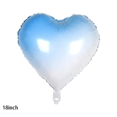 Globo Corazón Degradé 18" x5 - comprar online