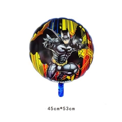 Globo Circulo Batman Borde Azul 18" x5