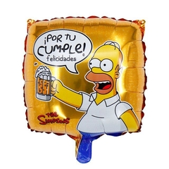 Globo Cuadrado Simpson 18" x5 - comprar online