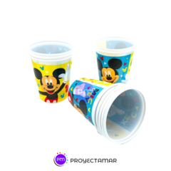 Vasos Plastico Mickey Descartable x10