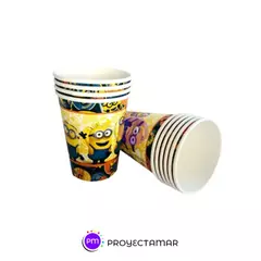 Vasos Polipapel Minions Temático x10