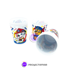 Vasos Plastico Paw Patrol Descartable x10