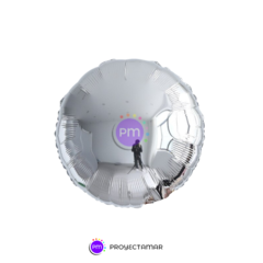 Globo Circulo Metalizado 18" x5 - Proyectamar