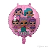 Globo Circulo LOL Rosa 18" x5