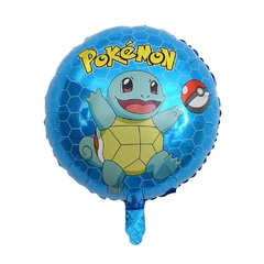 Globo Metalizado Circulo Pokémon Personajes 18" x5 - tienda online