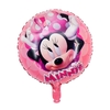 Globo Circulo Minnie Mouse Rosa 18" x5