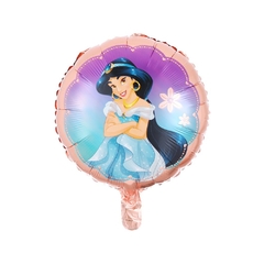 Globo Circulo Princesa Jazmín 18" x5