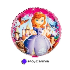 Globo Circulo Princesa Sofia 18" x5