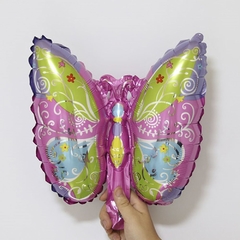 Globo Paleta Mariposa Rosa 10" x5 - comprar online