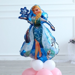 Globo Cuerpo Frozen Azul Elsa 30" x5 en internet